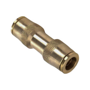 3/8" PTC Union Straight | DOT Push-Connect Brass Fitting