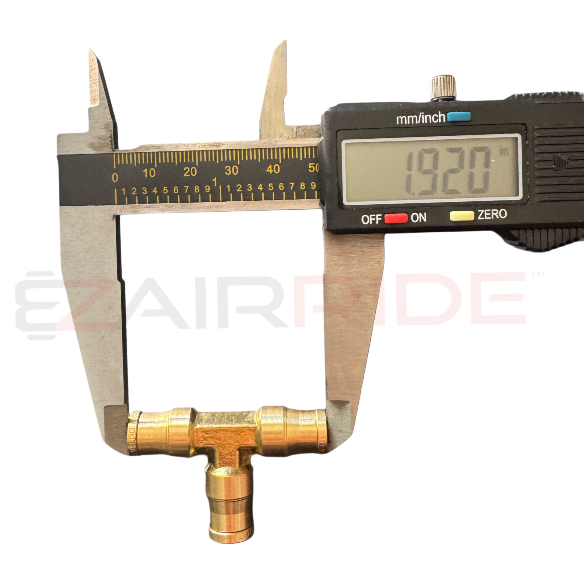 1/4" Union Tee | DOT Push-Connect Brass Fitting - Image 3