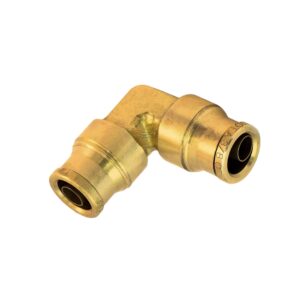 3/8" Union Elbow | 90° DOT Push-Connect Brass Fitting | EZ Air