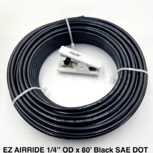 1/4" DOT Nylon Air Line | 80ft Roll Includes FREE Tube Cutter | EZ Air