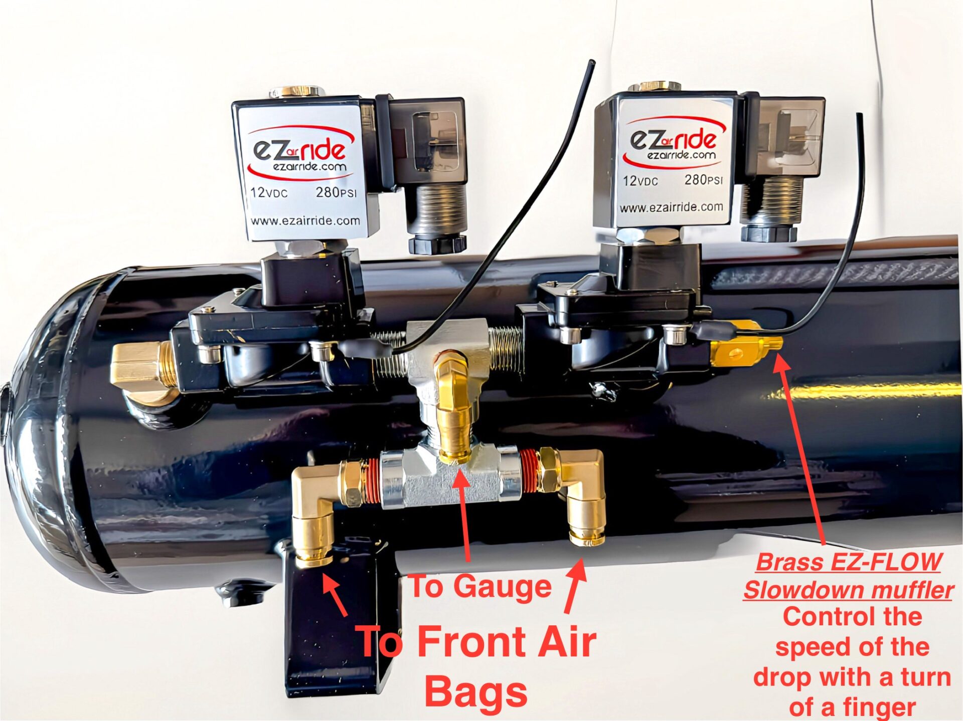 1958-1964 Chevrolet Bel Air Air Ride Suspension Kit | Platinum - Image 51