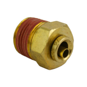 1/4" PTC x 3/8" Male NPT DOT Brass Connector