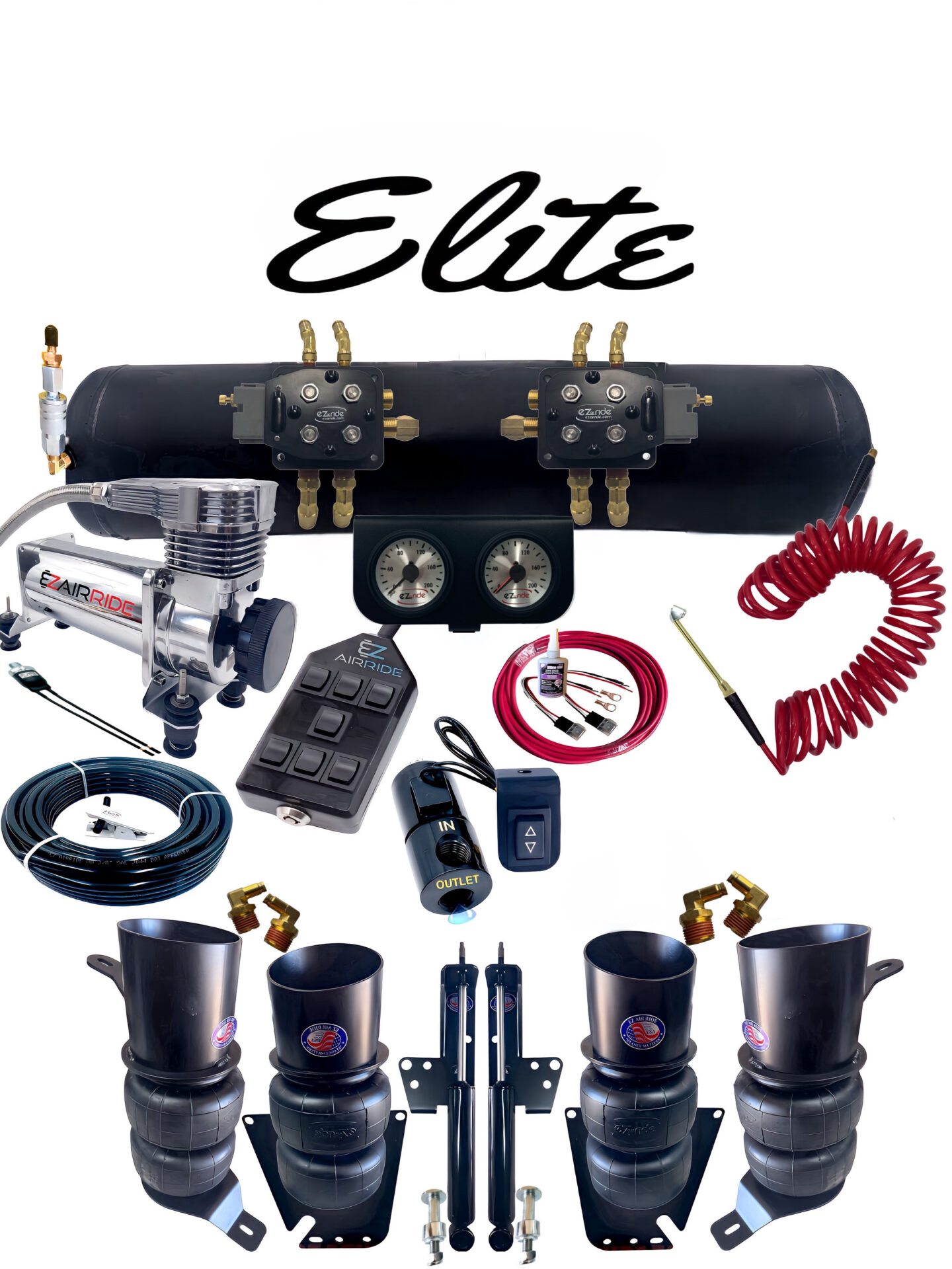 1958-1964 Chevrolet Full Size Wagon Air Ride Suspension Kit | Elite - Image 2