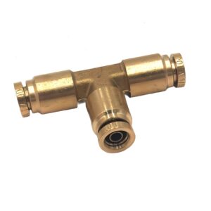 1/4" Union Tee | DOT Push-Connect Brass Fitting