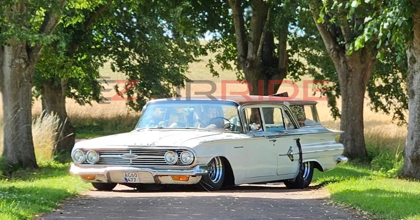 1958-1964 Chevrolet Full Size Wagon Air Ride Suspension Kit | Platinum - Image 9