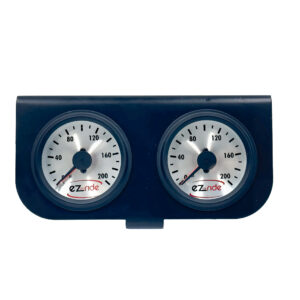 Dual Analog Air Gauge Panel | 4-Corner Monitoring | Integrated Tank Drain Switch