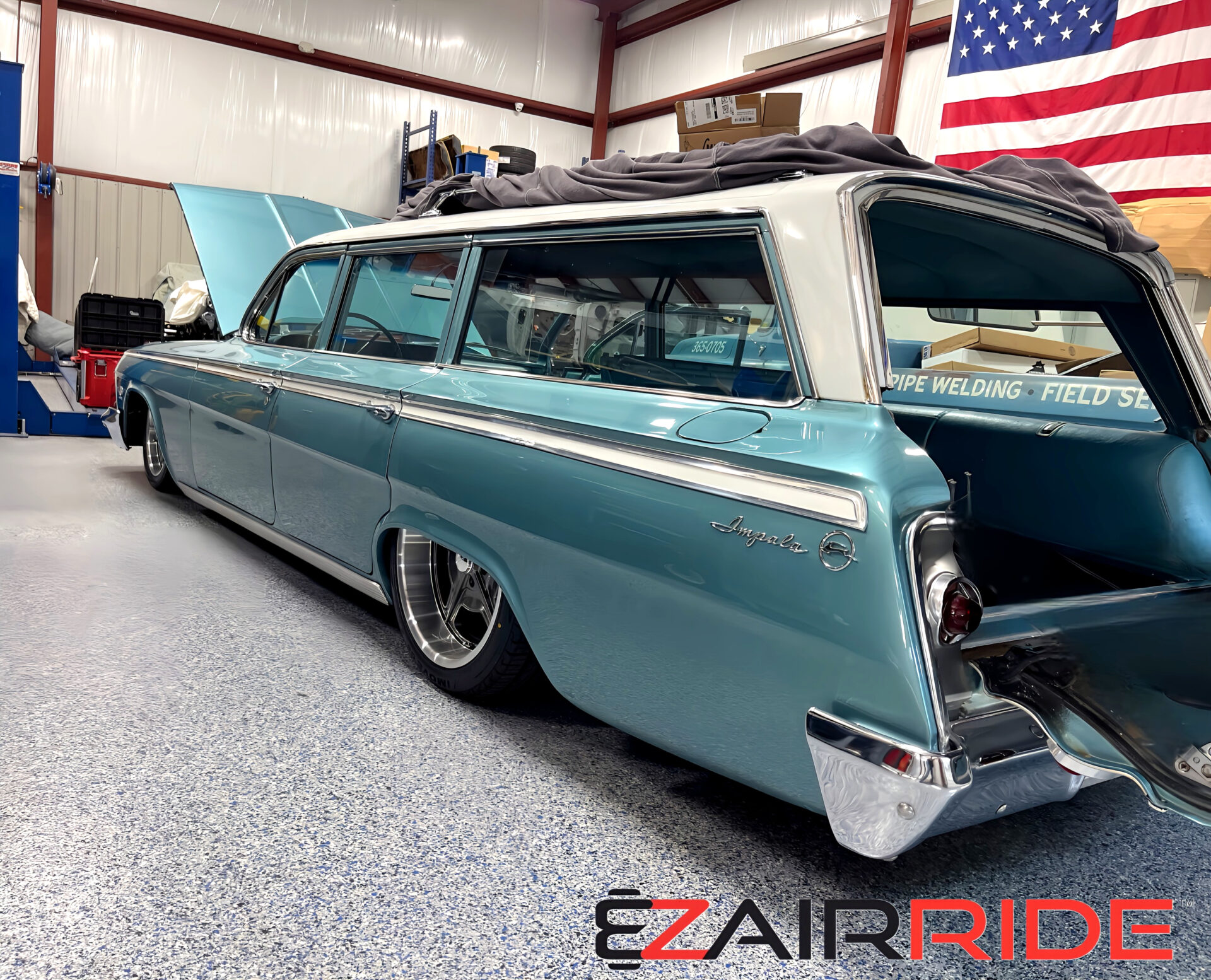 1958-1964 Chevrolet Full Size Wagon Air Ride Suspension Kit | Platinum - Image 4