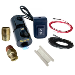 EZ Air | Electric Air Tank Drain Kit | 1/4" NPT High-Flow 250 PSI