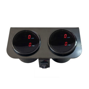 Dual Digital Air Gauge Panel | 4-Corner Monitoring | Integrated Tank Drain Switch