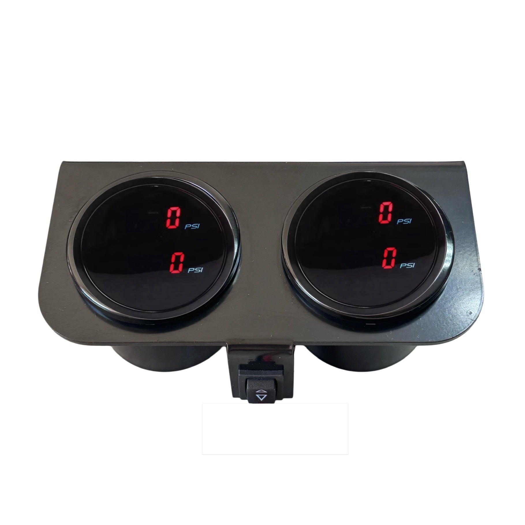 Dual Digital Air Gauge Panel | 4-Corner Monitoring | Integrated Tank Drain Switch