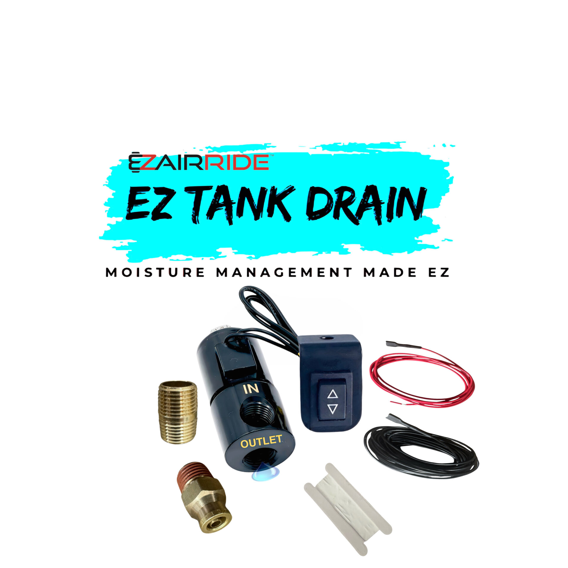 EZ Air | Electric Air Tank Drain Kit | 1/4" NPT High-Flow 250 PSI - Image 2